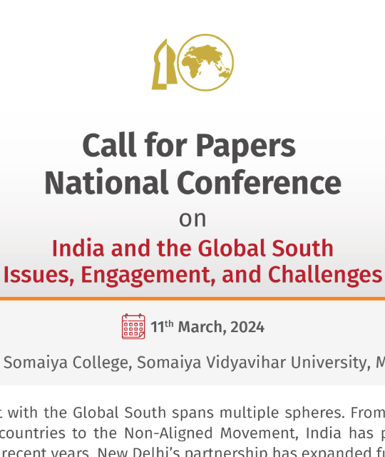 National Conference on India and the Global South Issues, Engagement ...