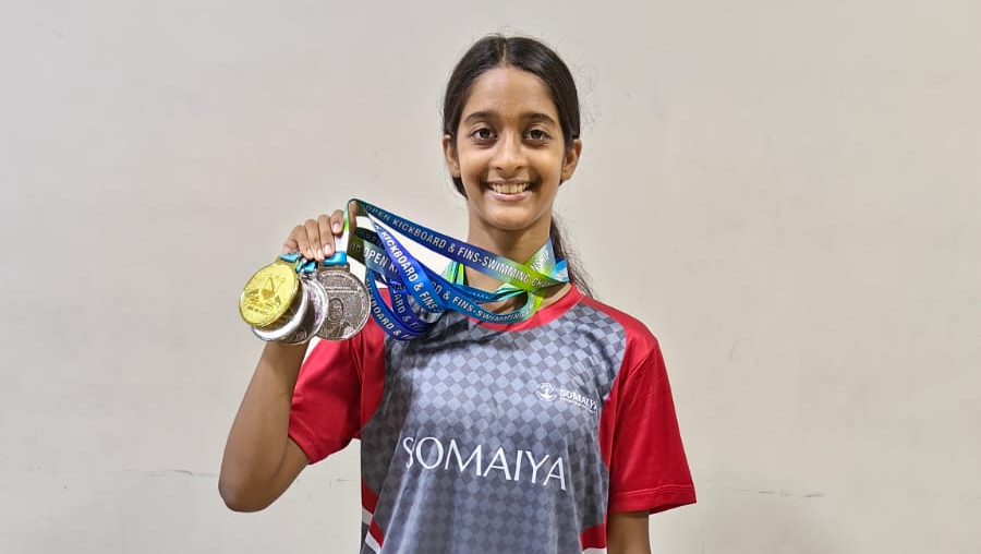 2025-05-01 09:30:00  Spruha Sahoo Shines at 2nd Open Kickboard and Fin Swimming Championship 2025