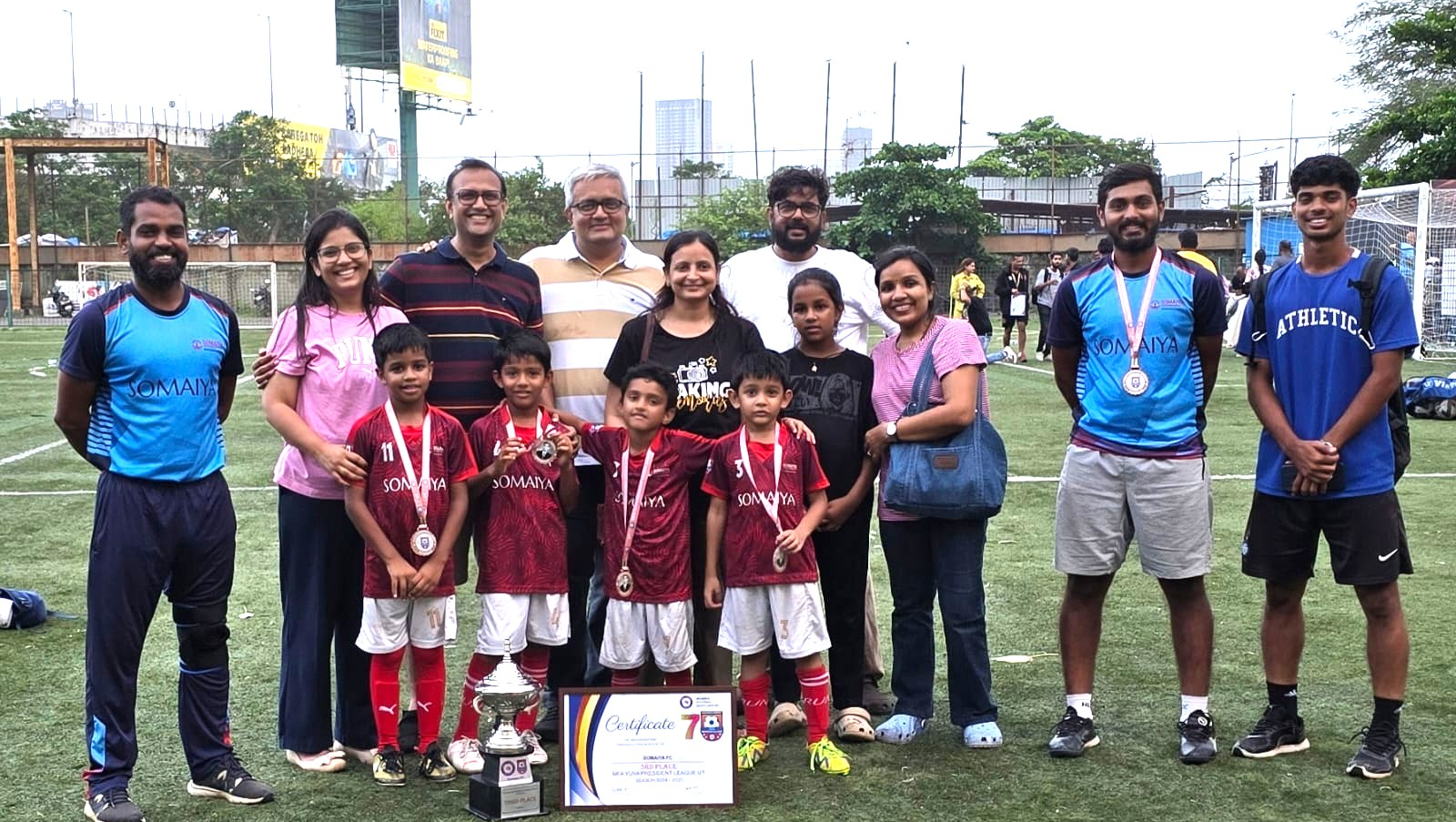 2025-06-29 11:26:00 Somaiya Sports Academy Somaiya FC U-7 Secures 3rd Place in MFA Top 5 YPL 2025