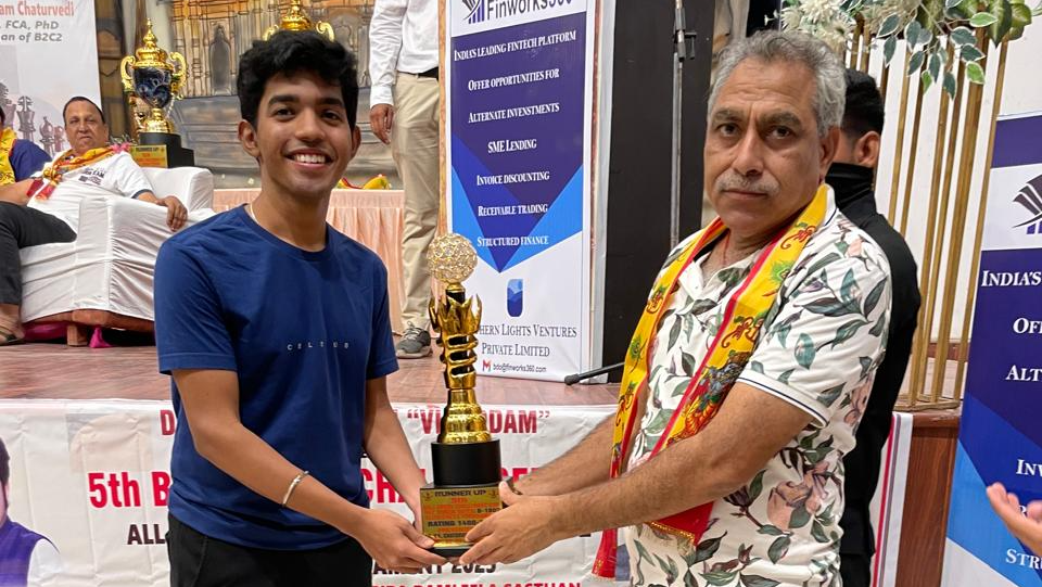 2025-08-02 15:04:00  Mayuresh Redkar Shines at the All India Open Rapid & Blitz Chess Tournament 2025