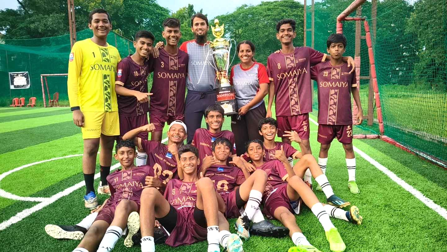 2025-08-24 14:46:00 Somaiya Sports Academy Somaiya FC U-16 Crowned Unbeaten Champions at Monsoon Mayhem Football Tournament