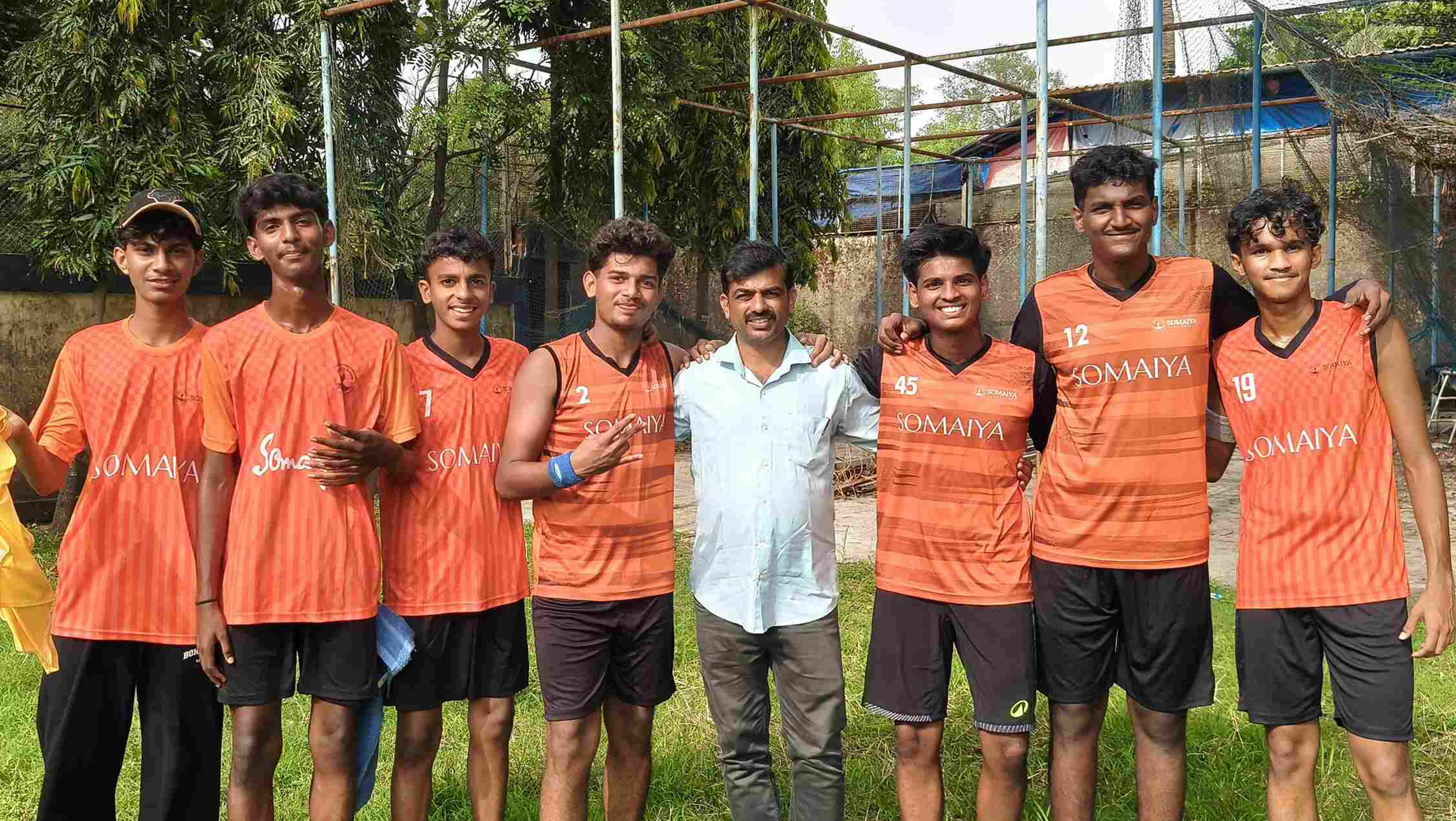 2025-11-05 14:11:00 Somaiya Sports Academy K J Somaiya College of Science & Commerce Boys Netball Team Wins Gold at DSO District and Division Levels
