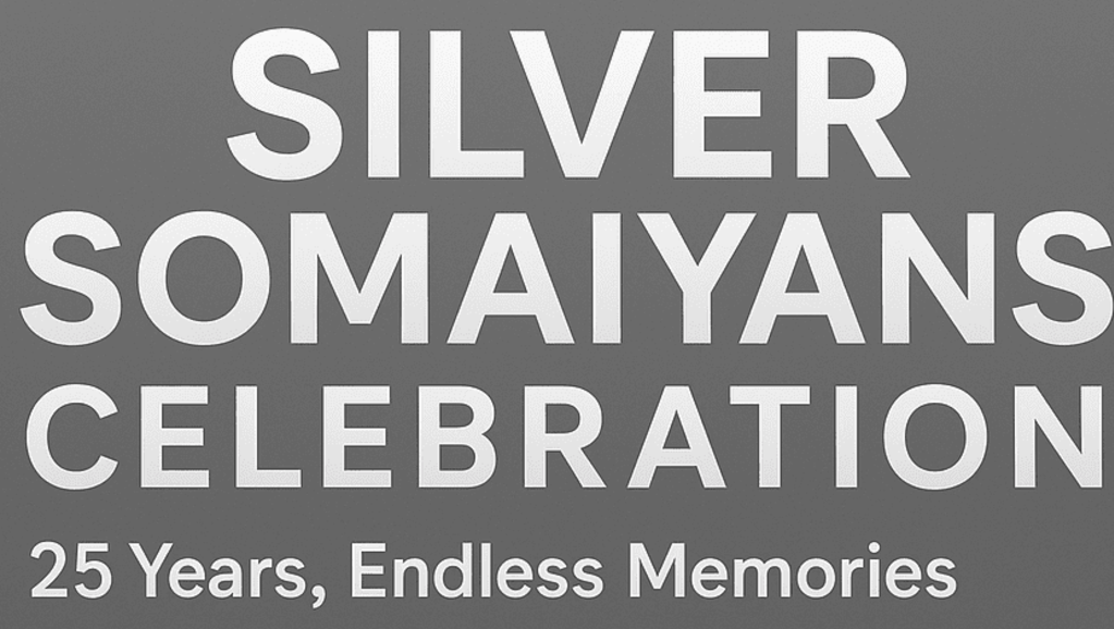 2026-01-10 11:00:00 Somaiya Vidyavihar University Silver Somaiyans Celebration