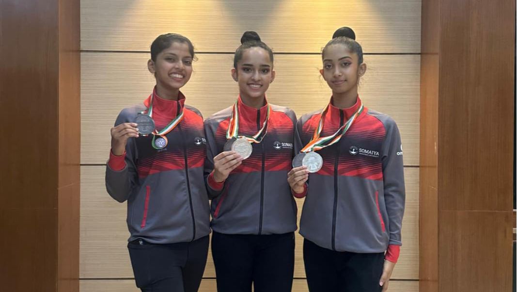 2026-03-16 14:25:00  Somaiya Athletes Win Silver and Bronze in AIU Rhythmic Gymnastics Events