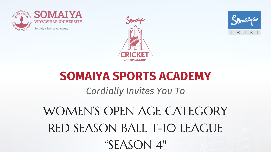 2026-03-30 10:14:00 Somaiya Sports Academy Women’s Red Season Ball T-10 League