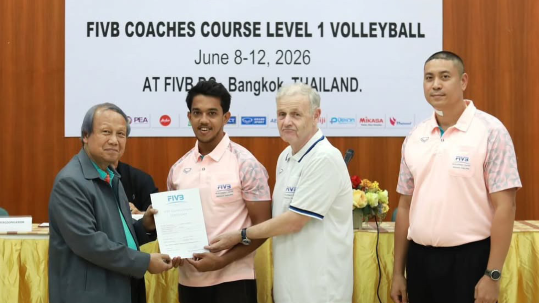 2026-06-15 10:49:00  Somaiya Volleyball Coach Kirat Thorat Earns FIVB Level 1 Certification