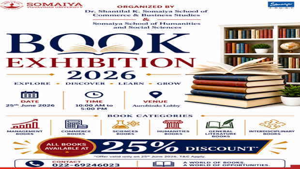 2026-06-25 10:00:00 Dr. Shantilal K Somaiya School of Commerce and Business Studies Book Exhibition 2026