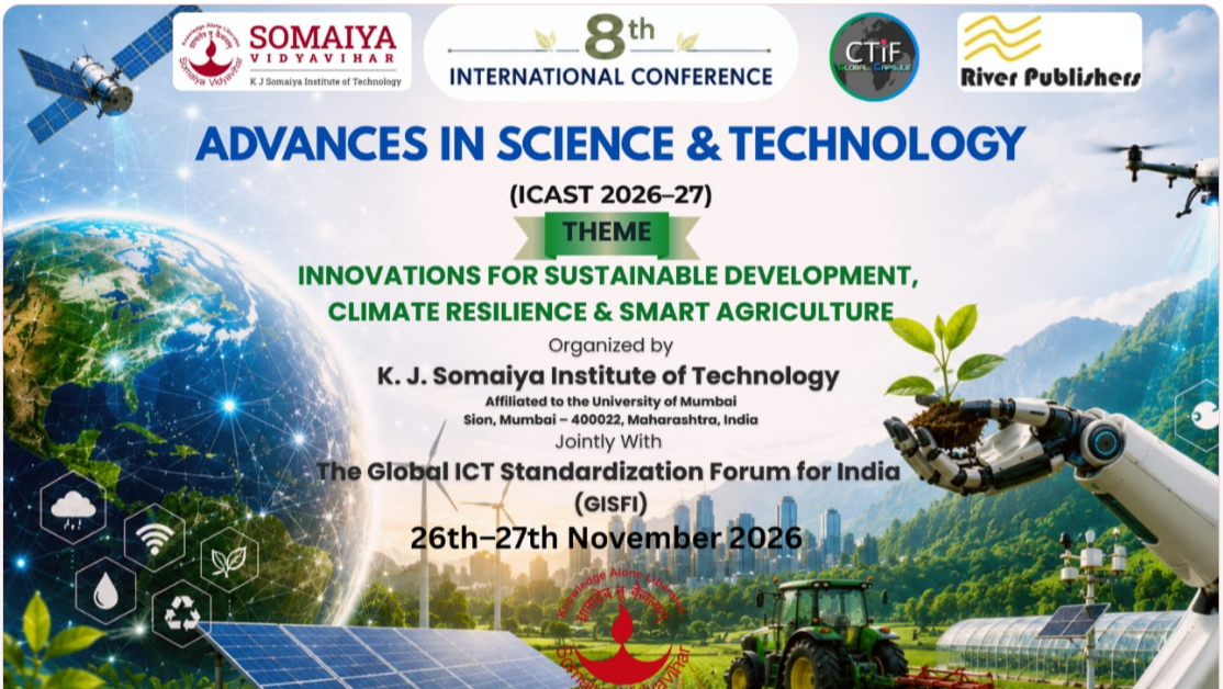 2026-11-27 09:00:00 K J Somaiya Institute of Technology ICAST-2026