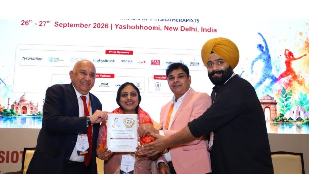 2026-10-05 10:00:00 K J Somaiya College of Physiotherapy Heartiest congratulations to our faculty member, Dr Isha Tajane (PT), on receiving the prestigious IAP Oration Award at the WPAWP Conference!