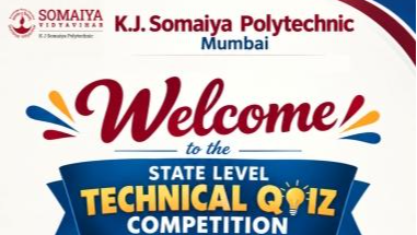 2026-10-06 10:30:00 K J Somaiya Polytechnic State Level Technical Quiz Competition For Final Year Diploma in Electrical Engineering (Mumbai & Pune region)